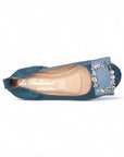 04 LA BALLERINA CAMBIO SOFT NAPPALEDER BLAU - La Ballerina