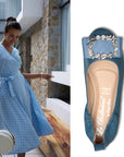 04 LA BALLERINA CAMBIO SOFT NAPPALEDER BLAU - La Ballerina