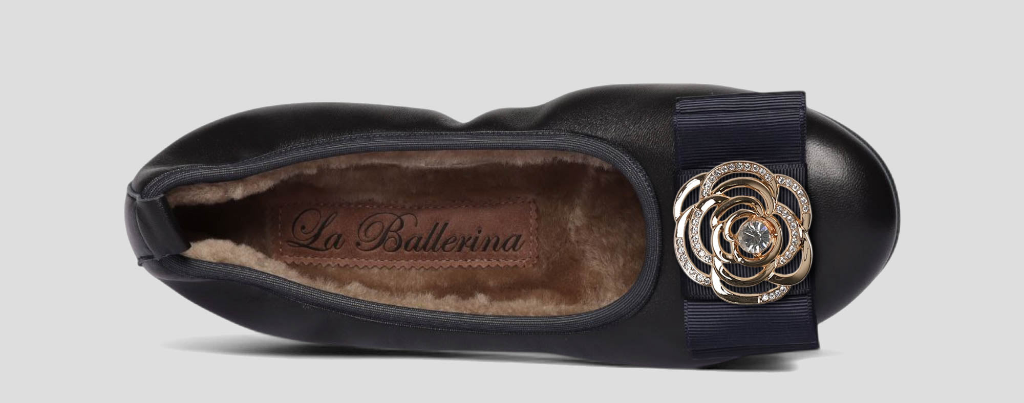 10W💕La Ballerina CAMBIO Warmgefüttert Nappa blau - La Ballerina
