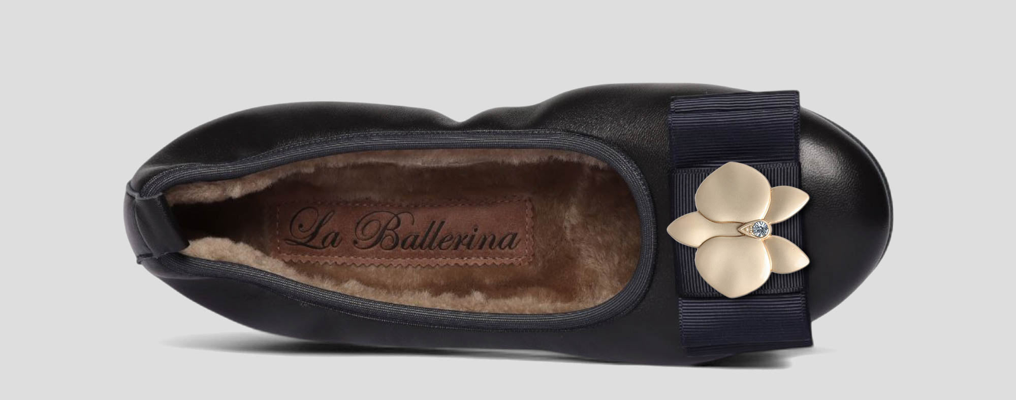 10W💕La Ballerina CAMBIO Warmgefüttert Nappa blau - La Ballerina