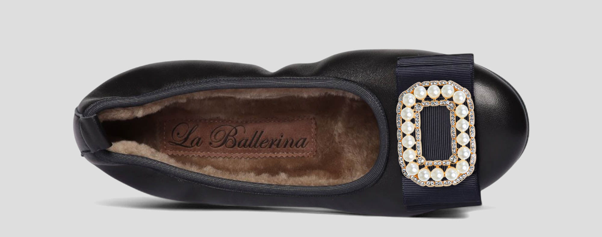 10W💕La Ballerina CAMBIO Warmgefüttert Nappa blau - La Ballerina