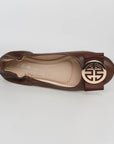 66-243 NAPPA CIOCCOLATO - ELLETRA ORO & ALISA ORO - La Ballerina
