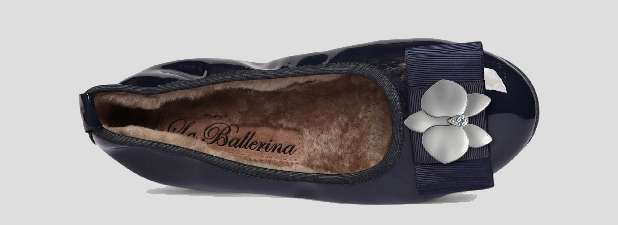 11W💕La Ballerina CAMBIO Warmgefüttert Lackleder blau - La Ballerina