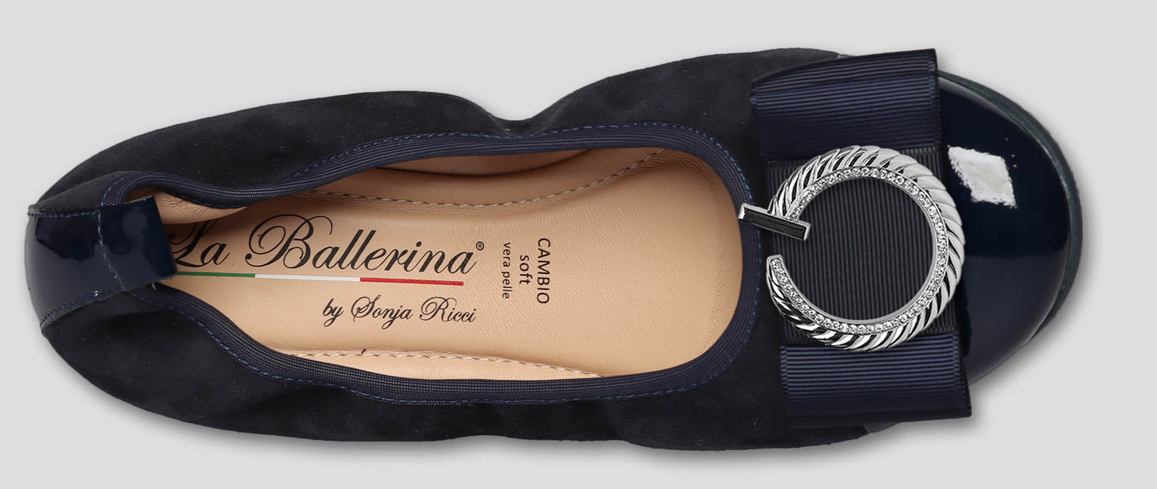 S76 💕La Ballerina cambio blau – elegante Leder-Ballerinas von Sonja Ricci - La Ballerina