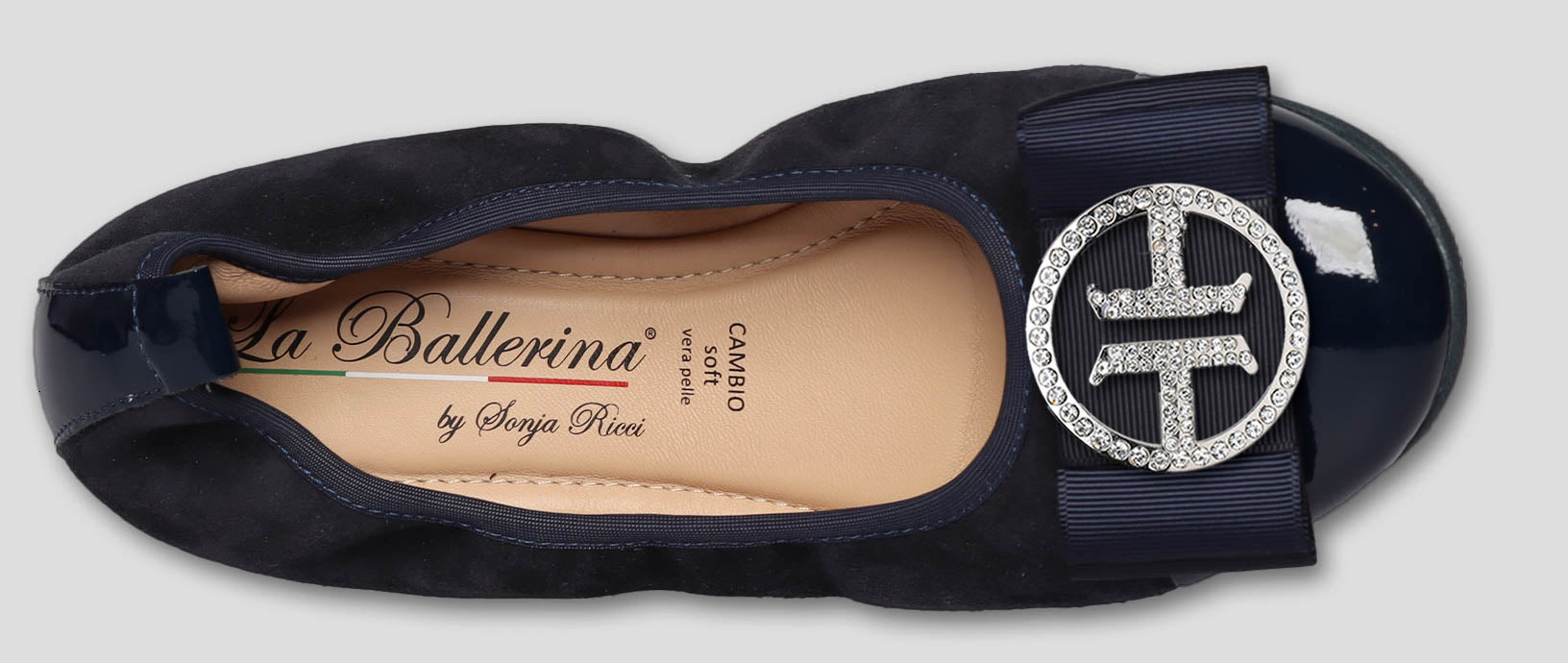 S76 💕La Ballerina cambio blau – elegante Leder-Ballerinas von Sonja Ricci - La Ballerina
