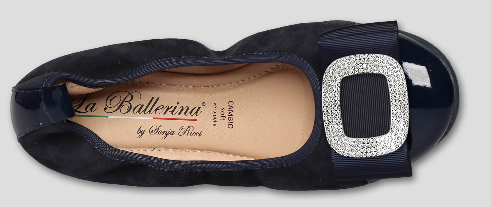 S76 💕La Ballerina cambio blau – elegante Leder-Ballerinas von Sonja Ricci - La Ballerina