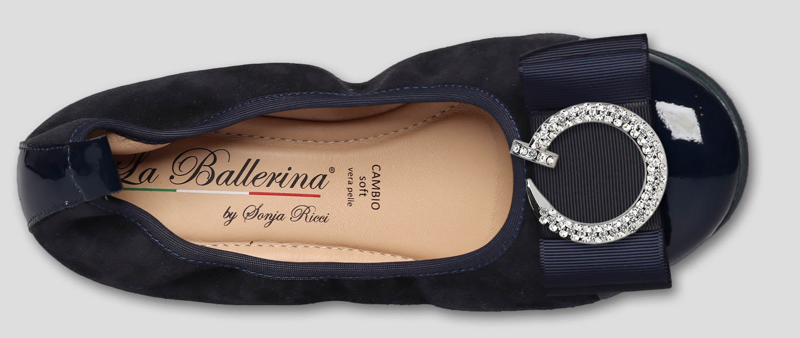 S76 💕La Ballerina cambio blau – elegante Leder-Ballerinas von Sonja Ricci - La Ballerina