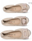 S26 💕 LA BALLERINA SIGNATURE CAMOSCIO BEIGE - La Ballerina