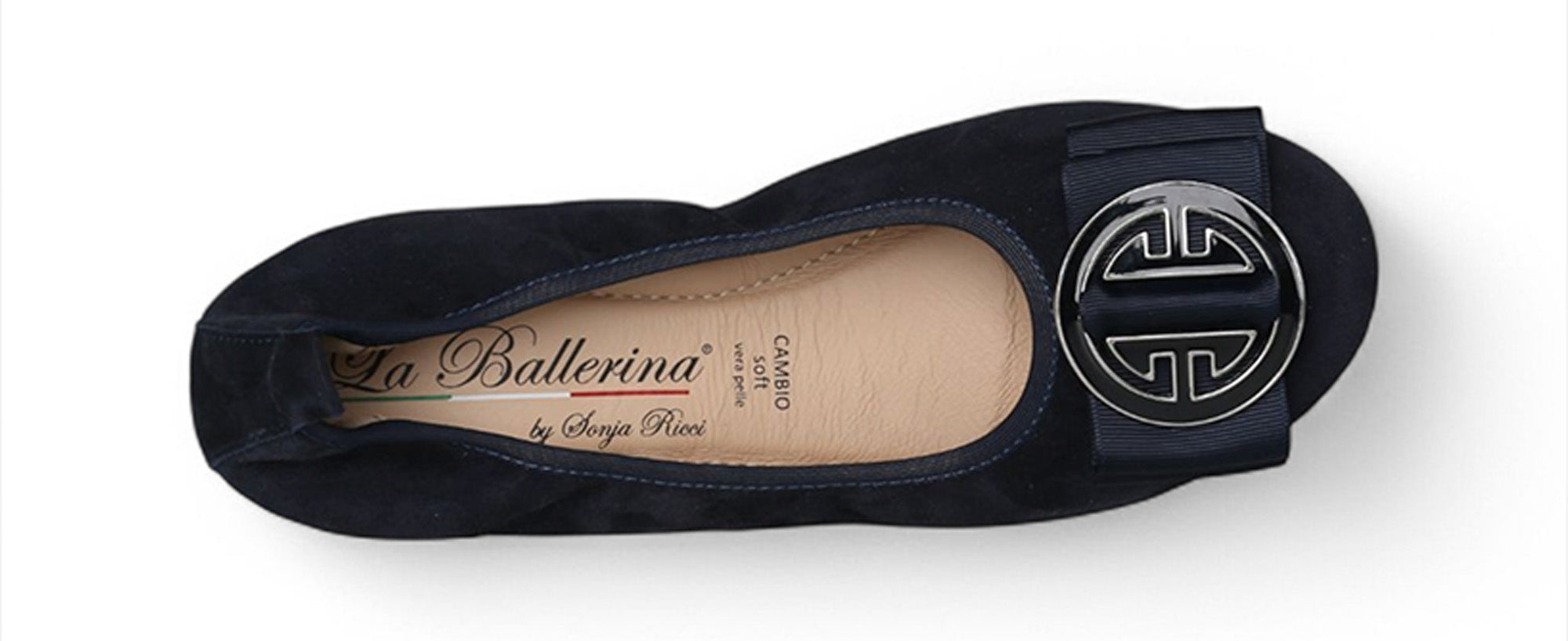 S15 💕 LA BALLERINA CAMBIO BALLERINAS VELOURSLEDER BLAU – ELEGANT & BEQUEM
