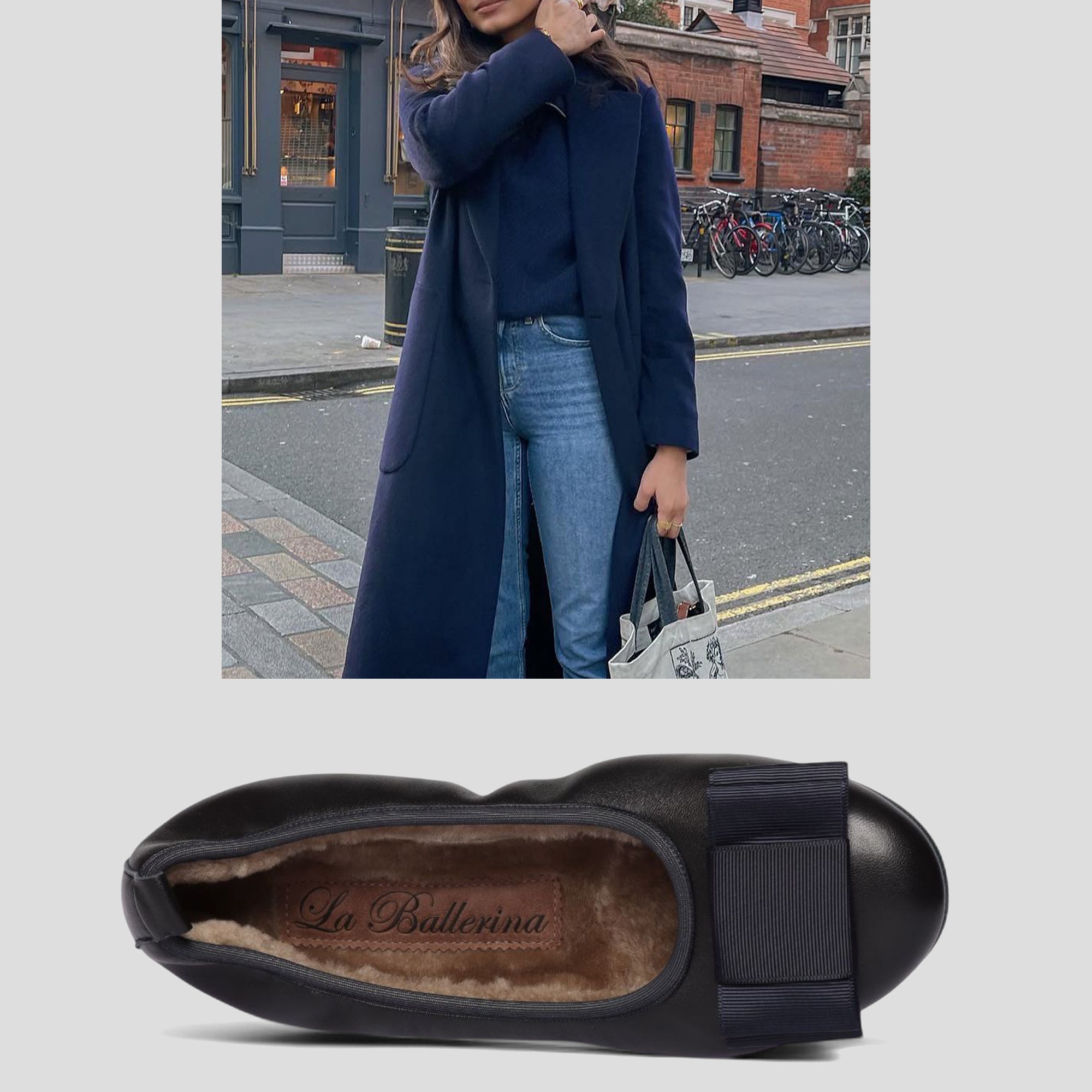 10W💕La Ballerina CAMBIO Warmgefüttert Nappa blau - La Ballerina
