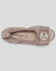 S21 💕 LA BALLERINA SIGNATURE CAMOSCIO TAUPE - La Ballerina
