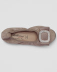 S21 💕 LA BALLERINA SIGNATURE CAMOSCIO TAUPE - La Ballerina