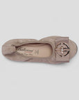 S21 💕 LA BALLERINA SIGNATURE CAMOSCIO TAUPE - La Ballerina