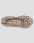 S21 💕 LA BALLERINA SIGNATURE CAMOSCIO TAUPE - La Ballerina