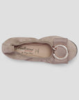 S21 💕 LA BALLERINA SIGNATURE CAMOSCIO TAUPE - La Ballerina