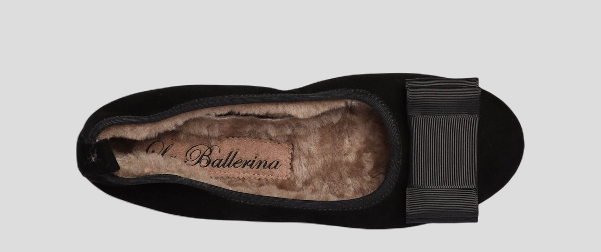 06W💕La Ballerina CAMBIO Warmgefüttert Veloursleder Schwarz