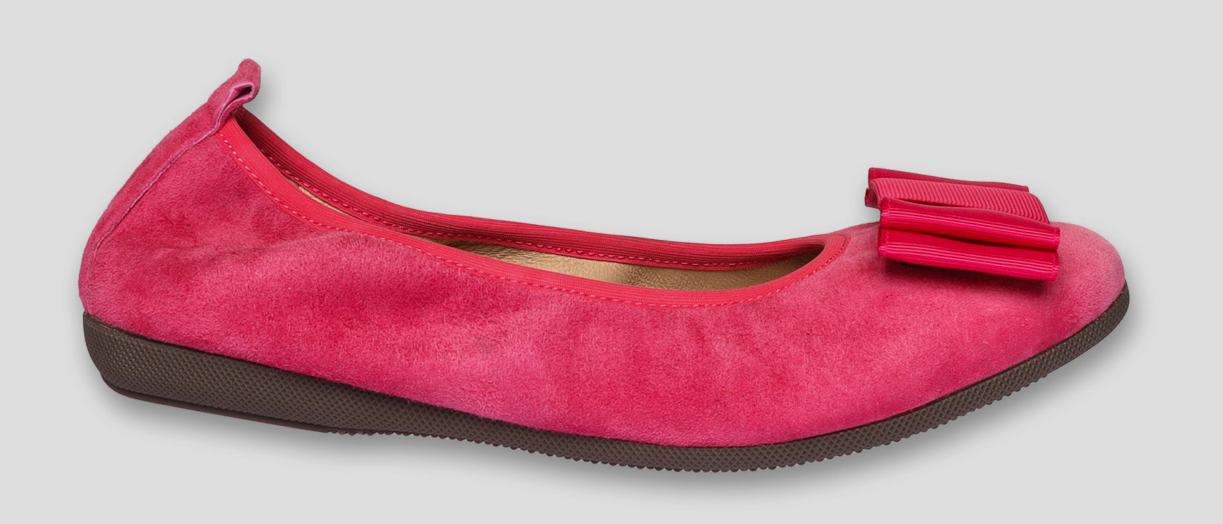 S61 💕LA BALLERINA CAMBIO FUXIA – ELEGANTE LEDER-BALLERINAS VON SONJA RICCI - La Ballerina