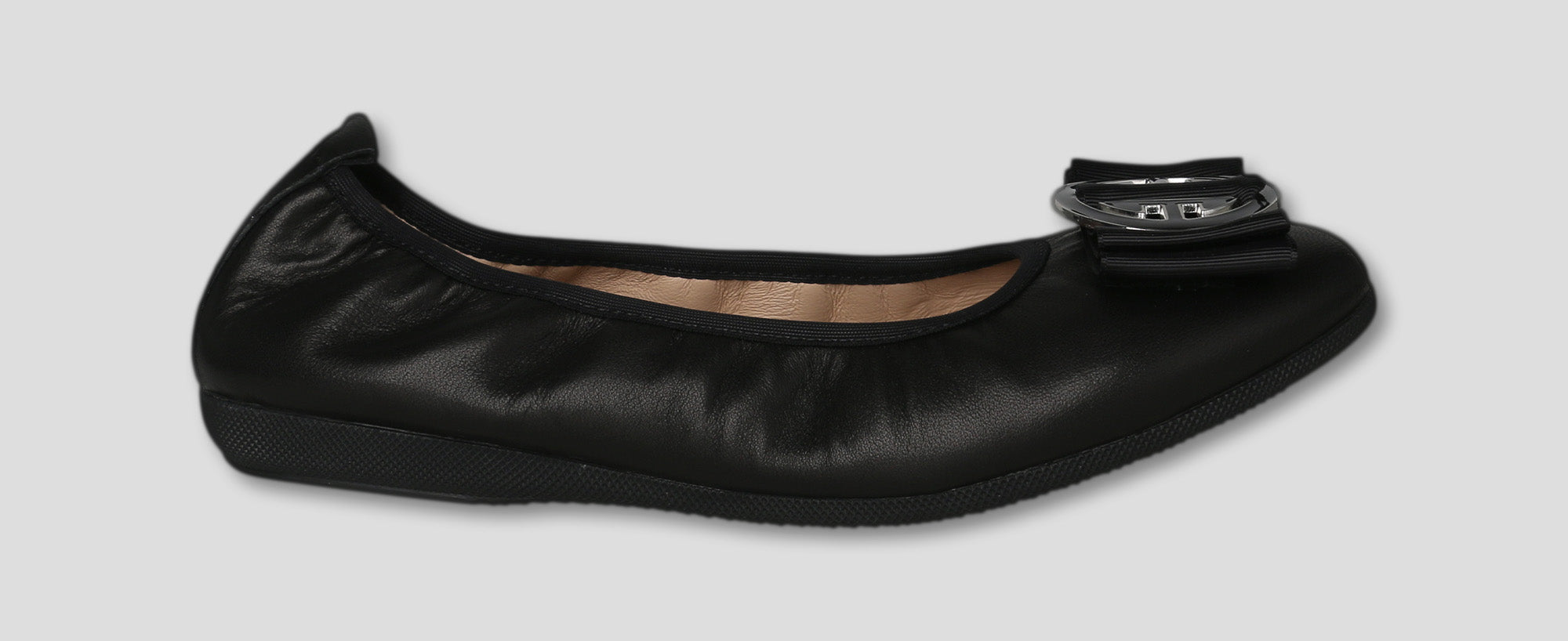 S10 💕 LA BALLERINA CAMBIO BALLERINAS GLATTLEDER SCHWARZ