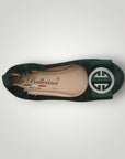 La Ballerina CAMBIO soft 12 Veloursleder Grün - La Ballerina