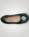 La Ballerina CAMBIO soft 12 Veloursleder Grün - La Ballerina