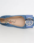 LA BALLERINA CAMBIO SOFT 13 VELOURSLEDER BLAU - La Ballerina