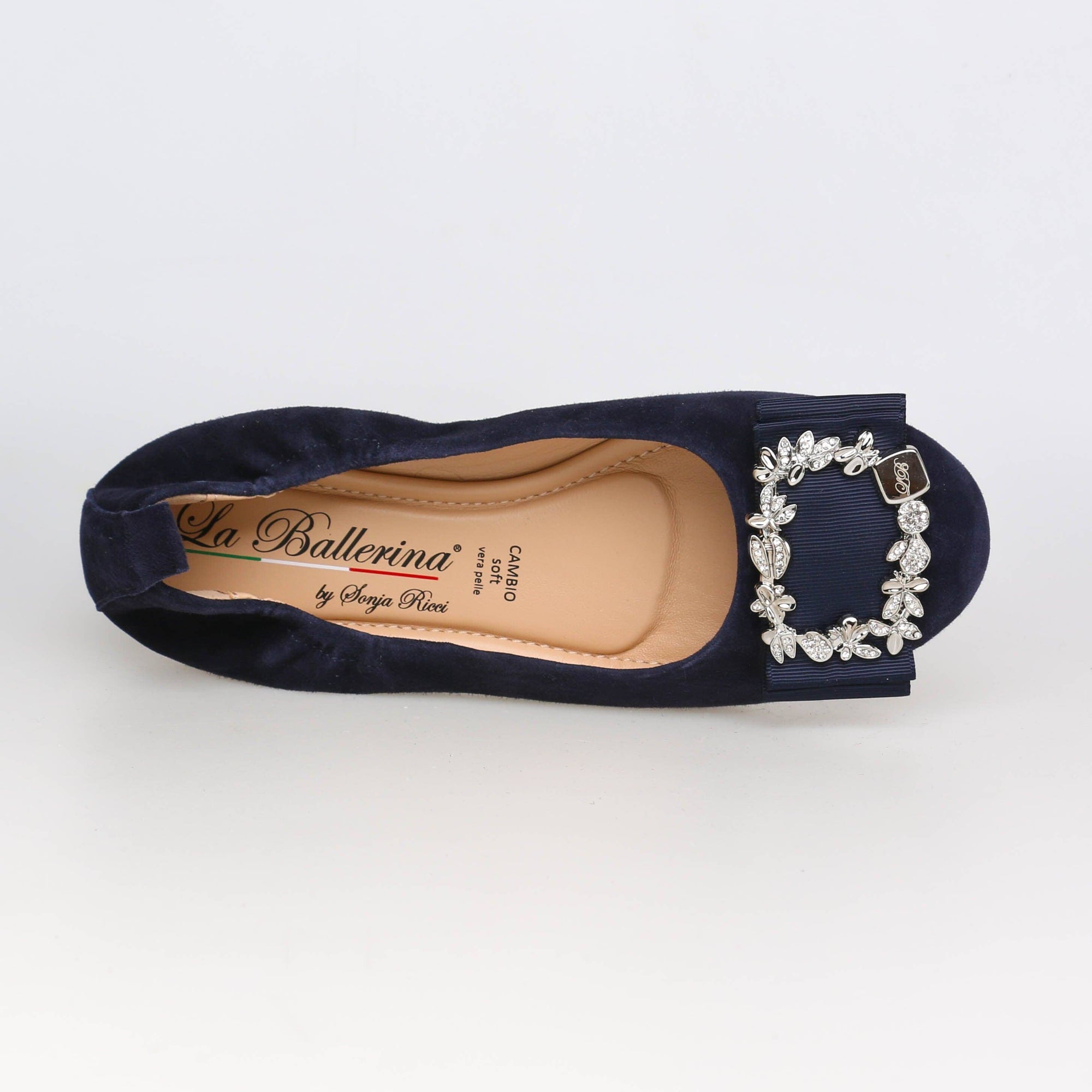 LA BALLERINA CAMBIO SOFT | VELOURSLEDER | BLU KLEOPATRA ARG. & LINDA ARG. - La Ballerina