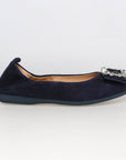 LA BALLERINA CAMBIO SOFT | VELOURSLEDER | BLU PETRA ARG. LINDA ARGENTO - La Ballerina