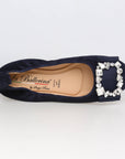 LA BALLERINA CAMBIO SOFT | VELOURSLEDER | BLU PETRA ARG. LINDA ARGENTO - La Ballerina
