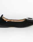 LA BALLERINA CAMBIO SOFT | VELOURSLEDER | SCHWARZ PETRA SILBER & LINDA ORO - La Ballerina