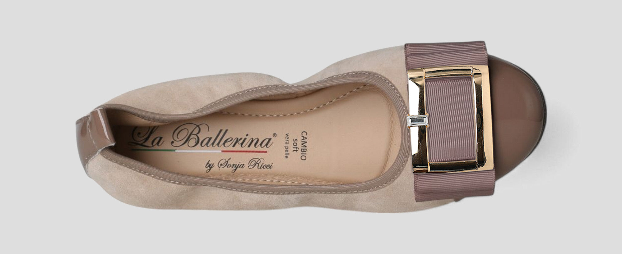 S75 💕LA BALLERINA CAMBIO TAUPE VON SONJA RICCI - La Ballerina
