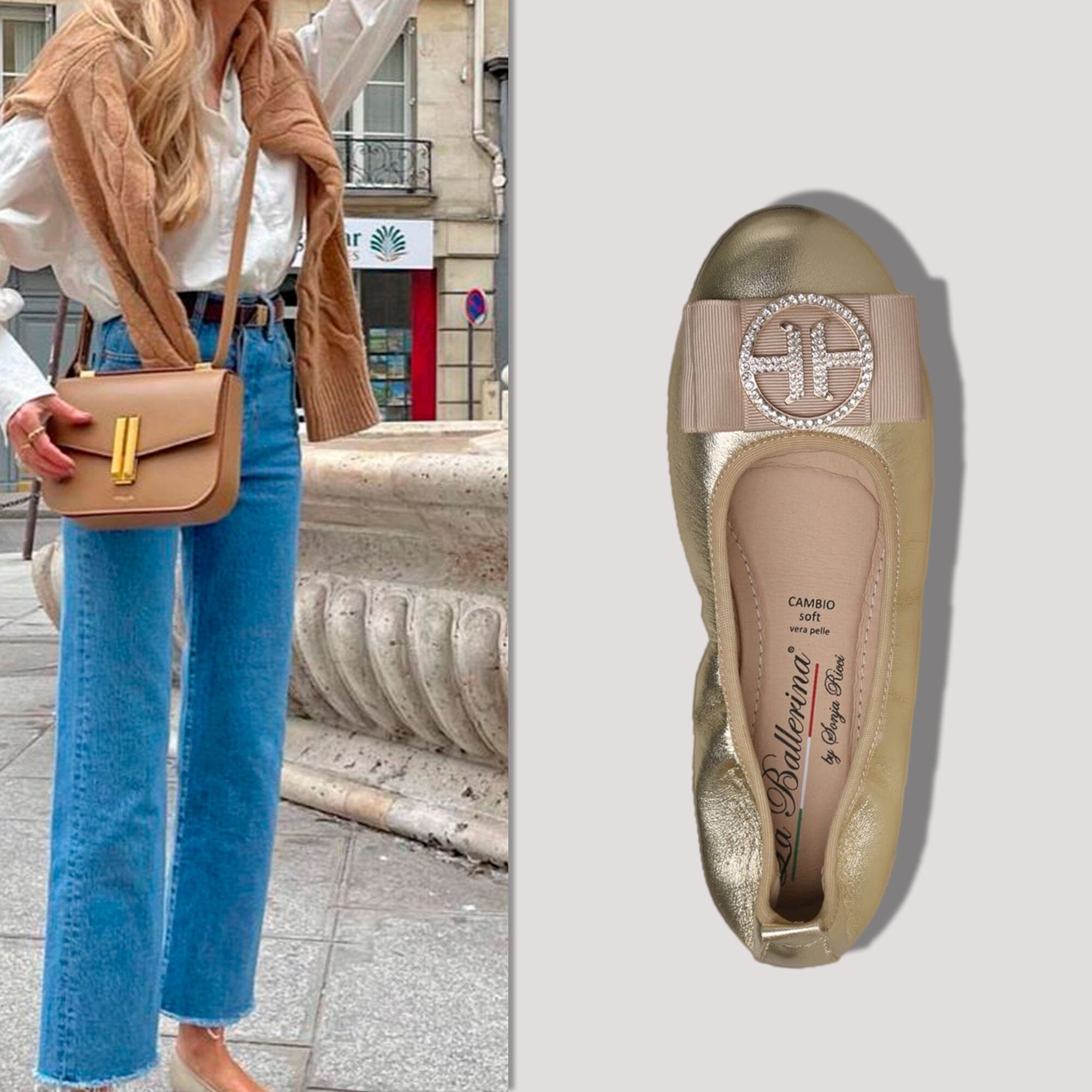 La Ballerina Louisa oro FIX4 - La Ballerina