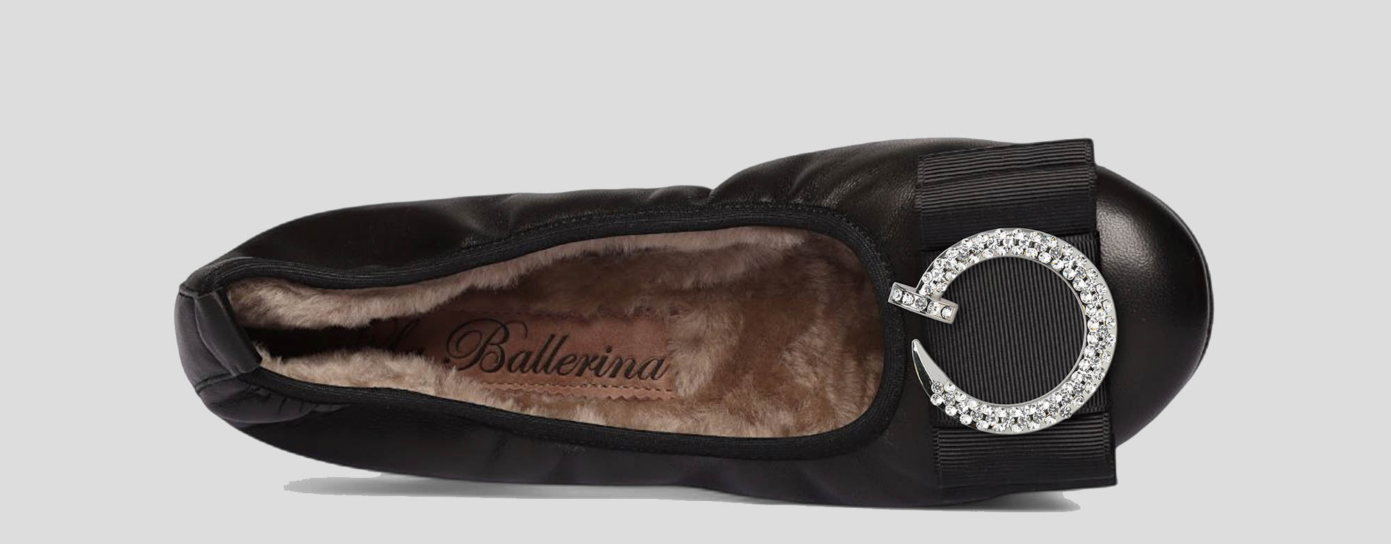 01W💕La Ballerina CAMBIO Warmgefüttert Nappaleder Schwarz - La Ballerina