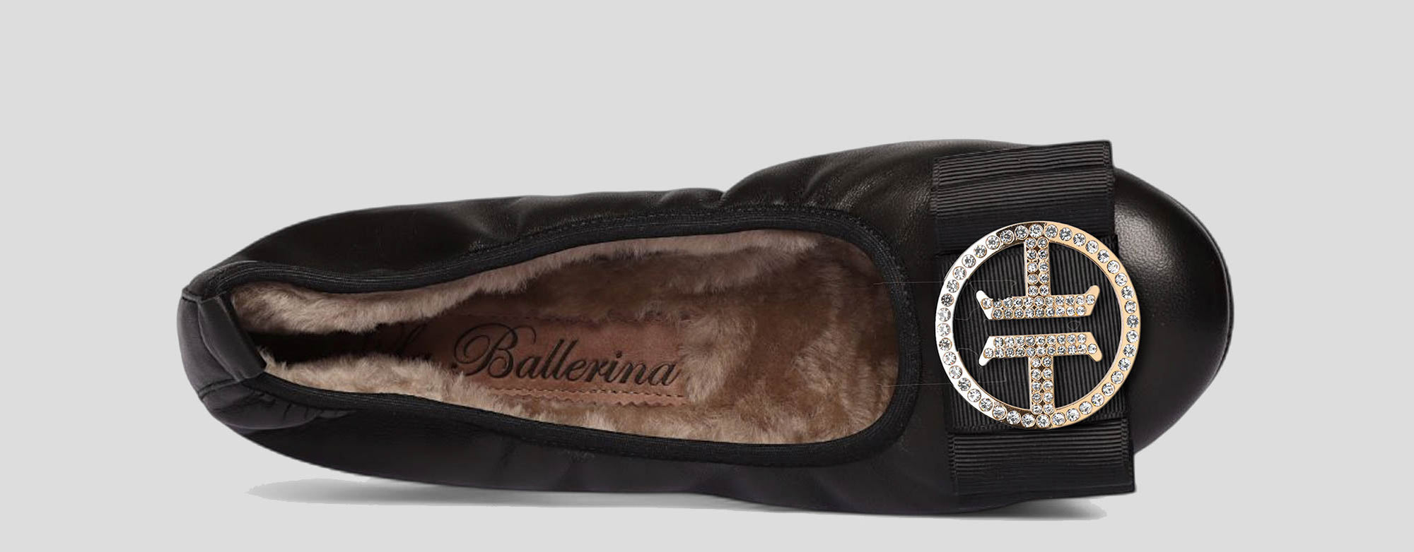 01W💕La Ballerina CAMBIO Warmgefüttert Nappaleder Schwarz - La Ballerina