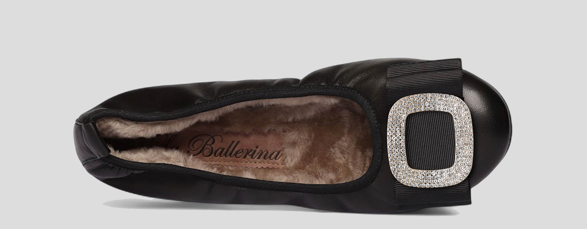 01W💕La Ballerina CAMBIO Warmgefüttert Nappaleder Schwarz