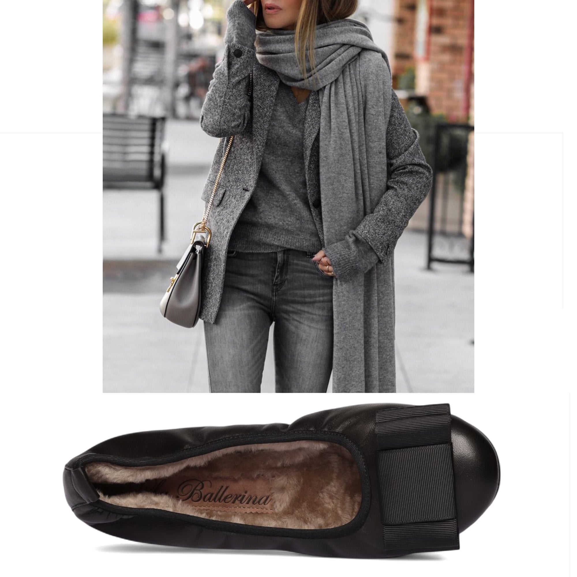 01W La Ballerina CAMBIO Warmgefüttert Nappaleder Schwarz