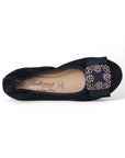 LA BALLERINA SIGNATURE S13 CAMOSCIO BLU LINA MULTICOLOR & LINDA С ARGENTO - La Ballerina