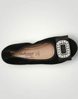LA BALLERINA SIGNATURE S2 CAMOSCIO NERO ELLETRA ARGENTO & LINDA С ORO - La Ballerina