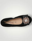 LA BALLERINA SIGNATURE S3 CAMOSCIO NERO DIAMANT ORO & LINDA С ORO - La Ballerina