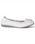 LA BALLERINA SIGNATURE S33 NAPPA BIANCO AMALIA ORO & LINDA C - La Ballerina