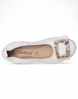 LA BALLERINA SIGNATURE S33 NAPPA BIANCO AMALIA ORO & LINDA C - La Ballerina