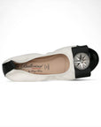 LA BALLERINA SIGNATURE S47 NAPPA LATTE - VERNICE NERO STELLA ARGENTO - La Ballerina