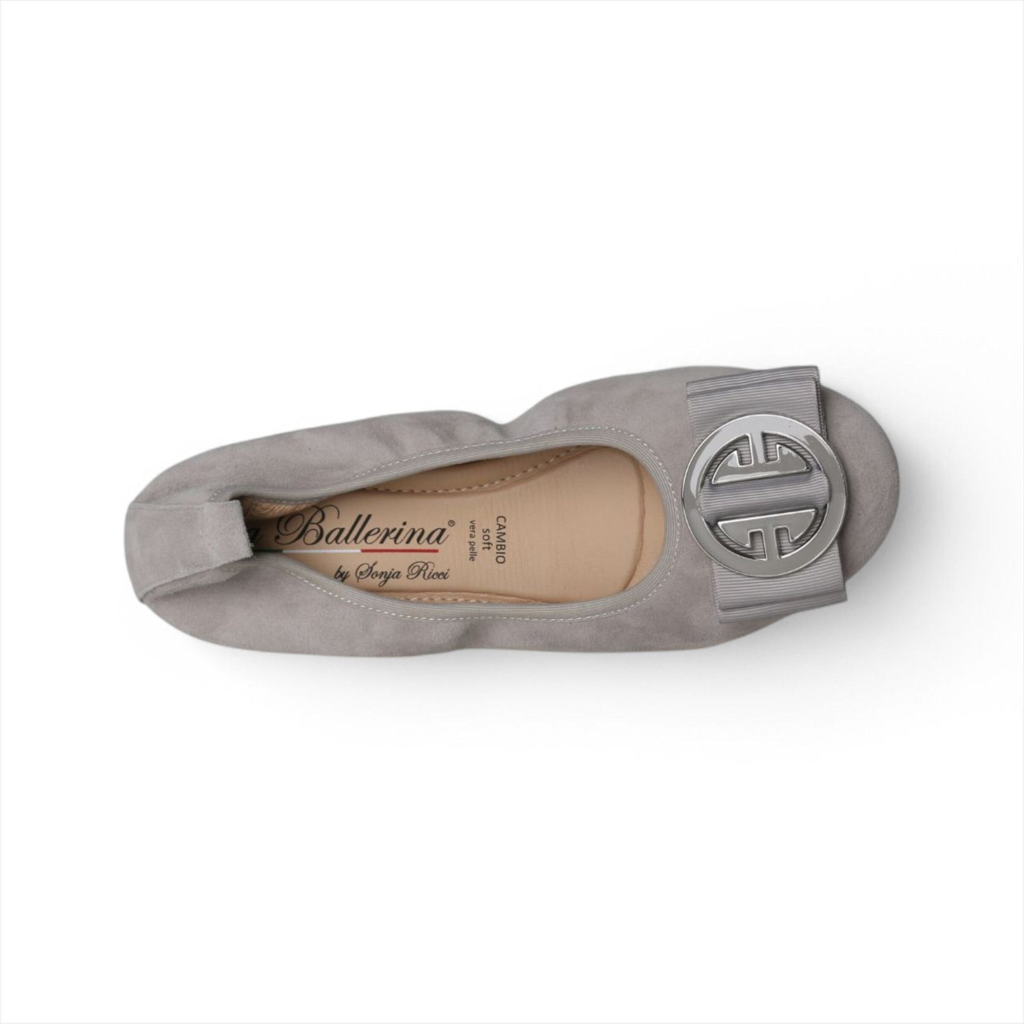 LA BALLERINA SIGNATURE S58 CAMOSCIO GRIGIO ISIDA ORO & LINDA C ARGENTO - La Ballerina