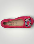 LA BALLERINA SIGNATURE S61 CAMOSCIO FUXIA RIO MULTICOLOR & LINDA ORO - La Ballerina