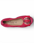 LA BALLERINA SIGNATURE S61 CAMOSCIO FUXIA RIO MULTICOLOR & LINDA ORO - La Ballerina