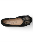 LA BALLERINA SIGNATURE S65 VERNICE NERO FIOCCO QUARTIERE ORO & LINDA C ORO - La Ballerina