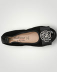 LA BALLERINA SIGNATURE S66 CAMOSCIO NERO - VERNICE NERO COCO ARGENTO & LINDA ORO - La Ballerina