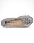 LA BALLERINA SIGNATURE S68 CAMOSCIO GRIGIO - VERNICE GRIGIO COCO ARGENTO & LINDA С ARGENTO - La Ballerina