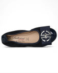 LA BALLERINA SIGNATURE S72 CAMOSCIO BLU - VERNICE BLU MARTINA DIAMANT ARGENTO & LINDA ARGENTO - La Ballerina