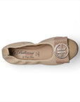 LA BALLERINA SIGNATURE S76 NAPPA BEIGE - VERNICE BEIGE LOUISA ORO & LINDA ORO - La Ballerina