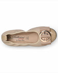 LA BALLERINA SIGNATURE S78 NAPPA BEIGE - VERNICE BEIGE RAMONA DIAMANT ORO & LINDA ORO - La Ballerina